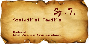 Szalmási Tamás névjegykártya